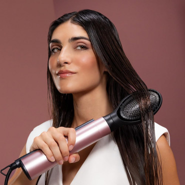 Cecotec Air Brush | CeramicCare 10in1 AirBrush | Ion conditioning | Number of heating levels 3 | 1200 W | Black/Pink