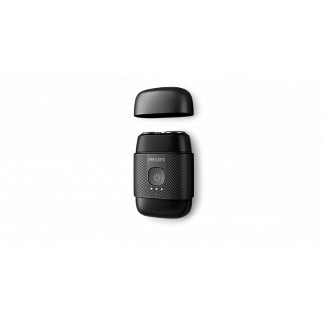 Philips Compact Shaver | S591/05 500 Series | Operating time (max) 40 min | Wet & Dry | Lithium Ion | Metallic Black