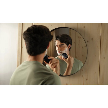 Philips Compact Shaver | S591/05 500 Series | Operating time (max) 40 min | Wet & Dry | Lithium Ion | Metallic Black