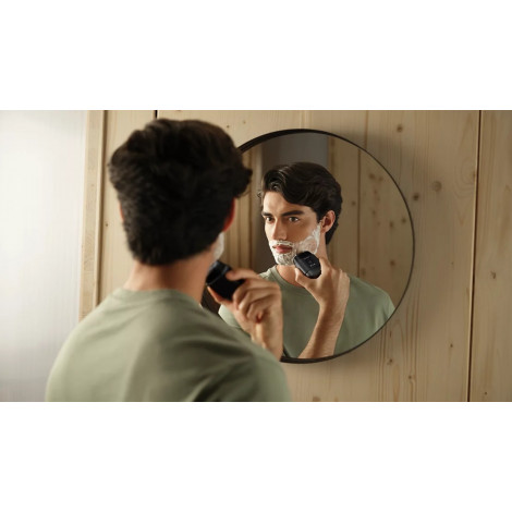 Philips Compact Shaver | S591/05 500 Series | Operating time (max) 40 min | Wet & Dry | Lithium Ion | Metallic Black
