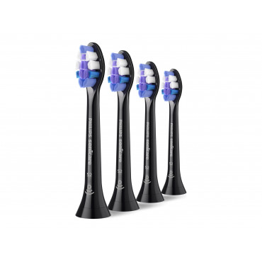 Philips HX6054/88 Sonicare Sensitive | Replacement brush heads | Heads | For adults | Number of brush heads included 4 | Black