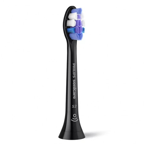 Philips Replacement brush heads | HX6052/88 Sonicare Sensitive | Heads | For adults | Number of brush heads included 2 | Black