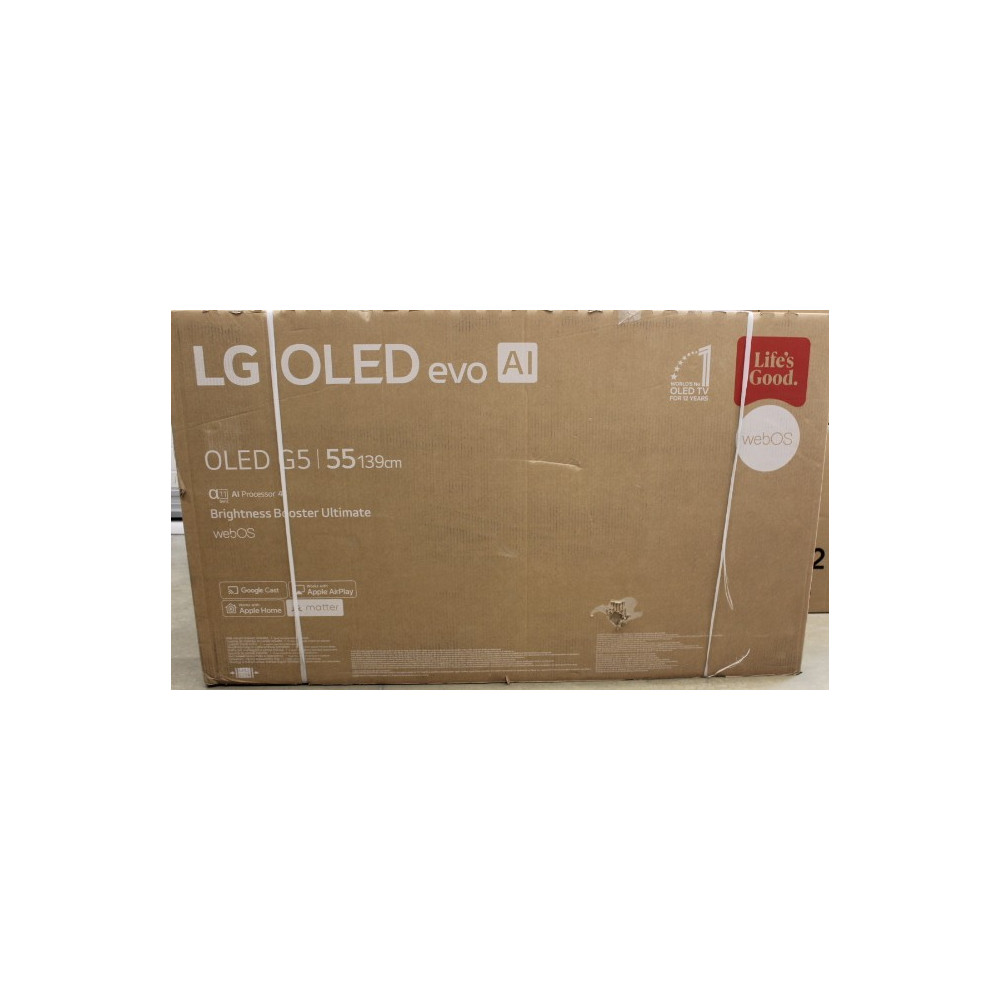 SALE OUT. LG OLED55G51LW 55" (140 cm) Premium OLED TV | LG OLED55G51LW | 55 | Smart TV | webOS 25 | UHD | DAMAGED PACKAGING
