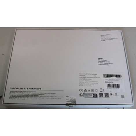 SALE OUT. Xiaomi Pad 8 / 8 Pro Keyboard | SALE OUT. Xiaomi Pad 8/8 Pro Keyboard | Gray | UNPACKED