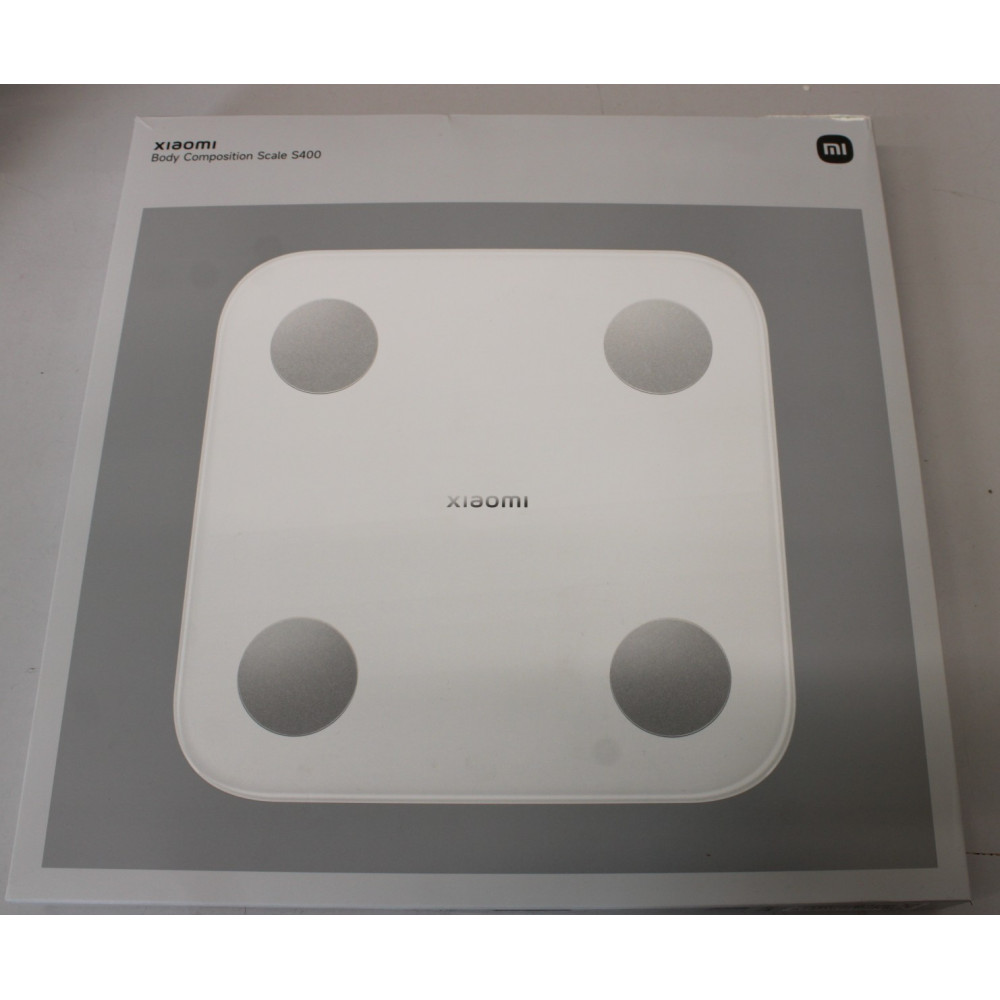 SALE OUT. Xiaomi | Body Composition Scale S400 | DAMAGED PACKAGING, USED, SCRATCHED ON BACK | Body fat analysis | Body Mass Inde