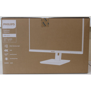 SALE OUT. PHILIPS Business Monitor 27B1N3800/00 IPS 27" 3840x2160/16:9/4ms/ HDMI DisplayPort USB Audio Out | Philips | 27B1N3800