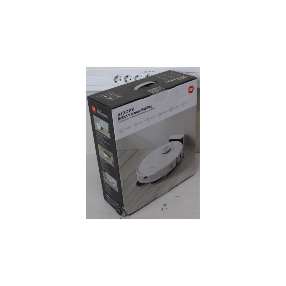 SALE OUT. Xiaomi Robot Vacuum S40 Pro EU | Xiaomi Robot Vacuum S40 Pro EU | Wet&Dry | 5200 mAh | Dust capacity 0.43 L | 15000 Pa