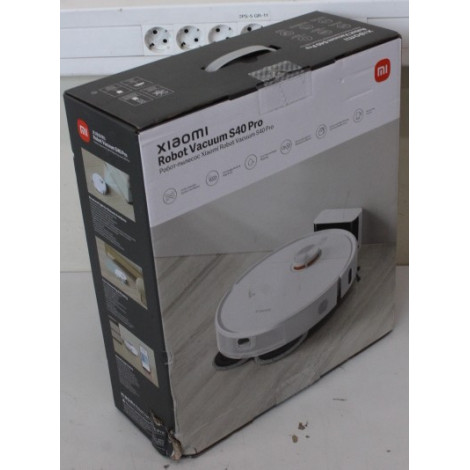 SALE OUT. Xiaomi Robot Vacuum S40 Pro EU | Xiaomi Robot Vacuum S40 Pro EU | Wet&Dry | 5200 mAh | Dust capacity 0.43 L | 15000 Pa