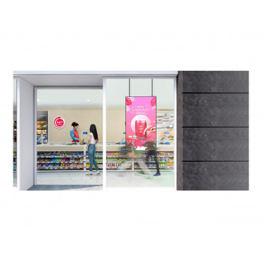 LG Window Facing Display | 49XS4P-B | 49 " | Landscape/Portrait | 24/7 | webOS | 8 ms
