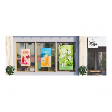 LG Window Facing Display | 49XS4P-B | 49 " | Landscape/Portrait | 24/7 | webOS | 8 ms