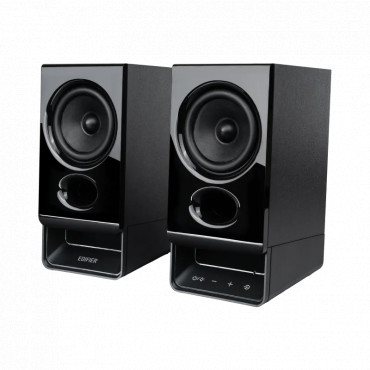 Edifier R20BT Compact Bluetooth 2.0 Speakers with Ambient Light, Black