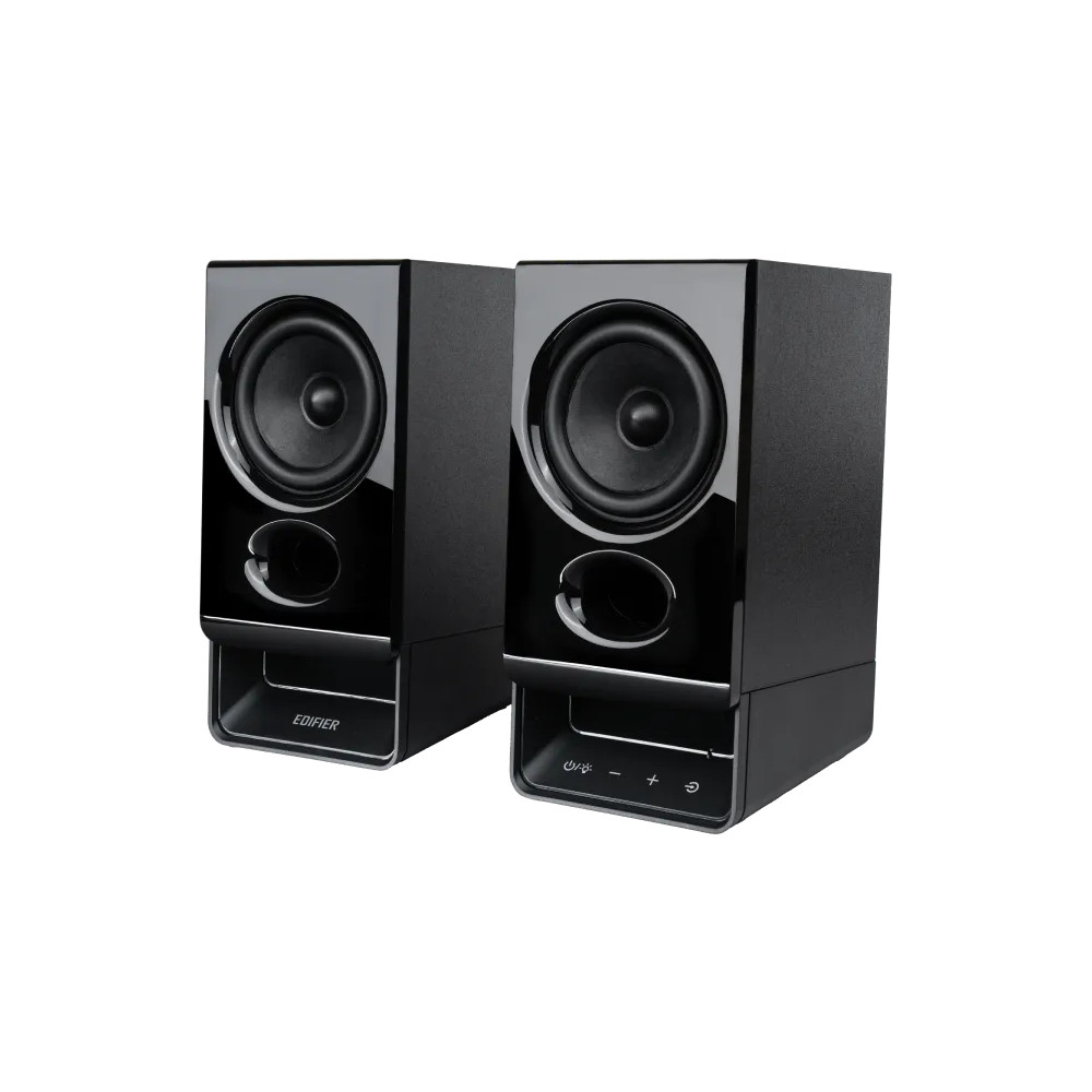 Edifier R20BT Compact Bluetooth 2.0 Speakers with Ambient Light, Black