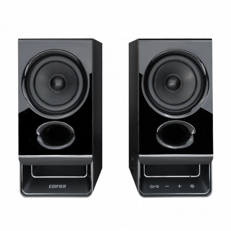 Edifier R20BT Compact Bluetooth 2.0 Speakers with Ambient Light, Black