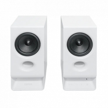 Edifier R20BT Compact Bluetooth 2.0 Speakers with Ambient Light, White