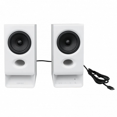 Edifier R20BT Compact Bluetooth 2.0 Speakers with Ambient Light, White