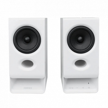 Edifier R20BT Compact Bluetooth 2.0 Speakers with Ambient Light, White