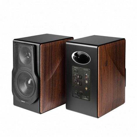 Edifier S3000MK II Premium Wireless 2.0 Bookshelf Speakers, Brown