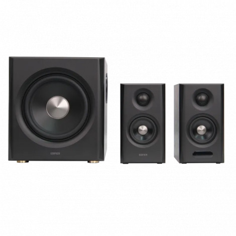 Edifier S355DB Bookshelf Speaker and Subwoofer 2.1 Speaker System, Walnut