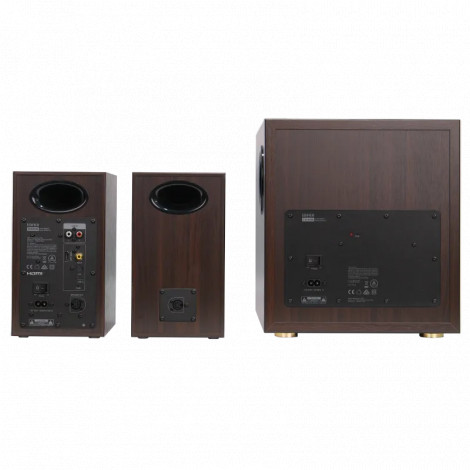 Edifier S355DB Bookshelf Speaker and Subwoofer 2.1 Speaker System, Walnut