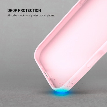 Fixed Story | Back cover | Xiaomi | 17 | Rubberized | Pink
