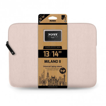 PORT DESIGNS MILANO II ECO | Laptop Sleeve | Pink