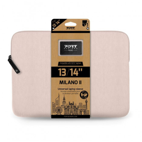 PORT DESIGNS MILANO II ECO | Laptop Sleeve | Pink