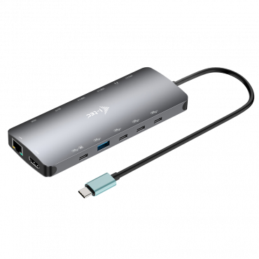 I-TEC USB-C Metal Nano Dock 3xDisplay+PD