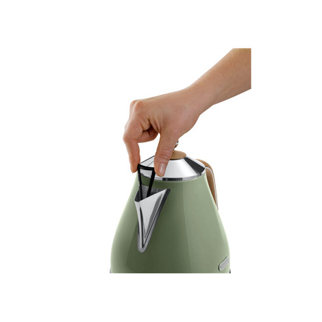Delonghi | Kettle | KBOV 2001.GR | Electric | 2000 W | 1.7 L | 360 rotational base | Green