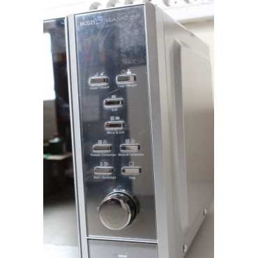SALE OUT. Caso | Microwave oven | MCG 25 | Free standing | 25 L | 900 W | Convection | Grill | Black, Stainless steel | DAMAGED 