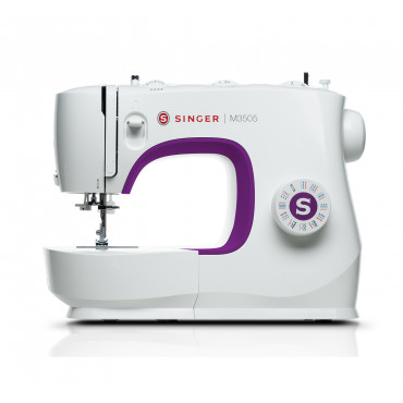 Singer Sewing Machine M3505 Number of stitches 32 Number of buttonholes 1 White