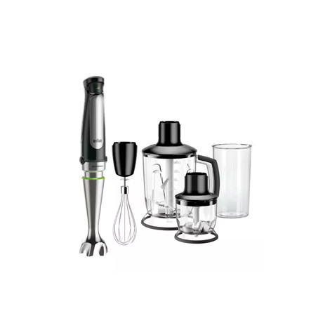 Braun | MultiQuick 7 Hand Blender | MQ 7045X | Hand Blender | 1000 W | Number of speeds 6 | Chopper | Black/Stainless steel