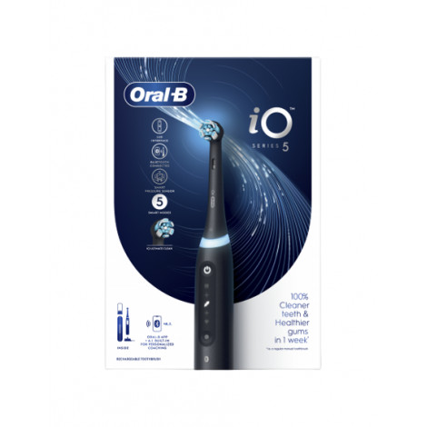 Oral-B | Electric Toothbrush | iO5 | Rechargeable | For adults | Number of brush heads included 1 | Number of teeth brushing mod