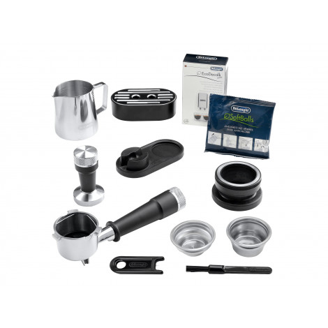 Delonghi Coffee machine | EC9155.MB | Pump pressure 15 bar | Built-in milk frother | Manual | Metal Black | 1400 W