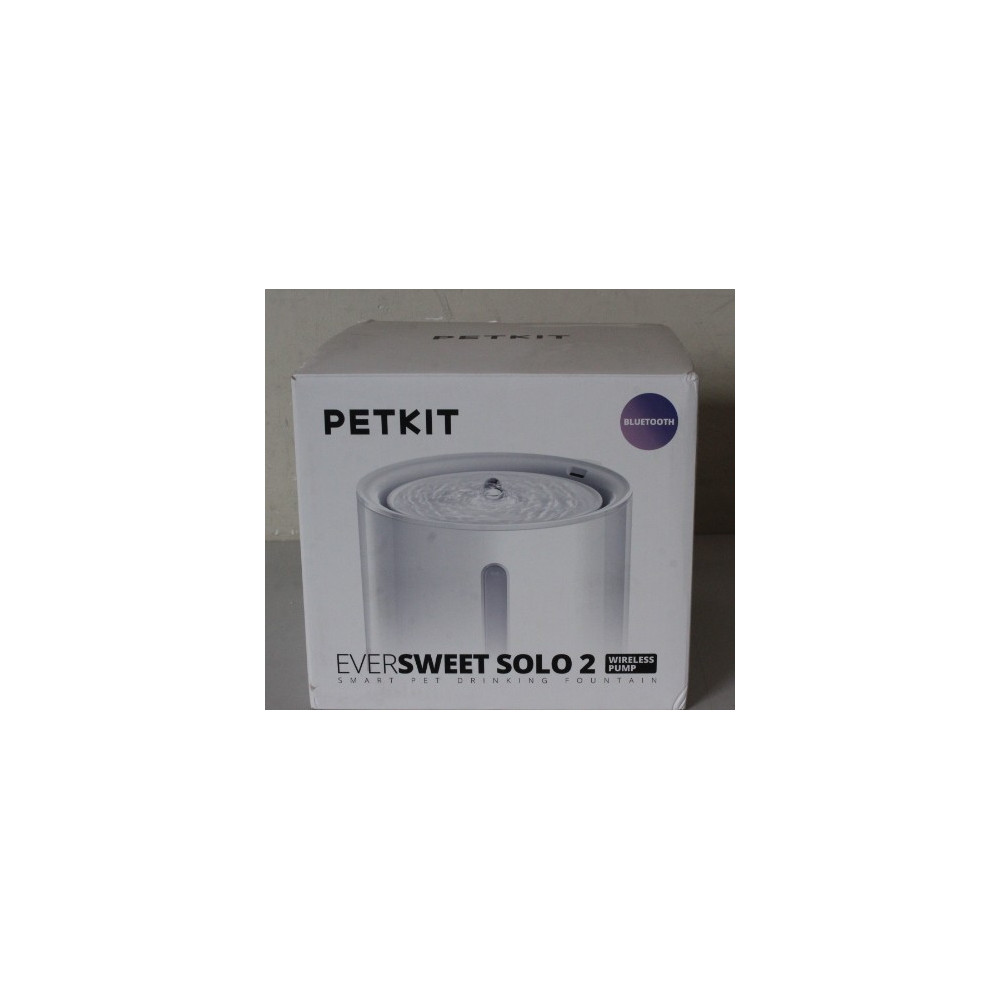 SALE OUT. Petkit P4114 (CT-W2) Eversweet Solo 2 Fountain, White | PETKIT | Smart Pet Drinking Fountain | Eversweet Solo 2 | Capa
