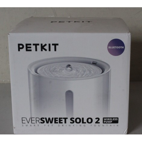 SALE OUT. Petkit P4114 (CT-W2) Eversweet Solo 2 Fountain, White | PETKIT | Smart Pet Drinking Fountain | Eversweet Solo 2 | Capa