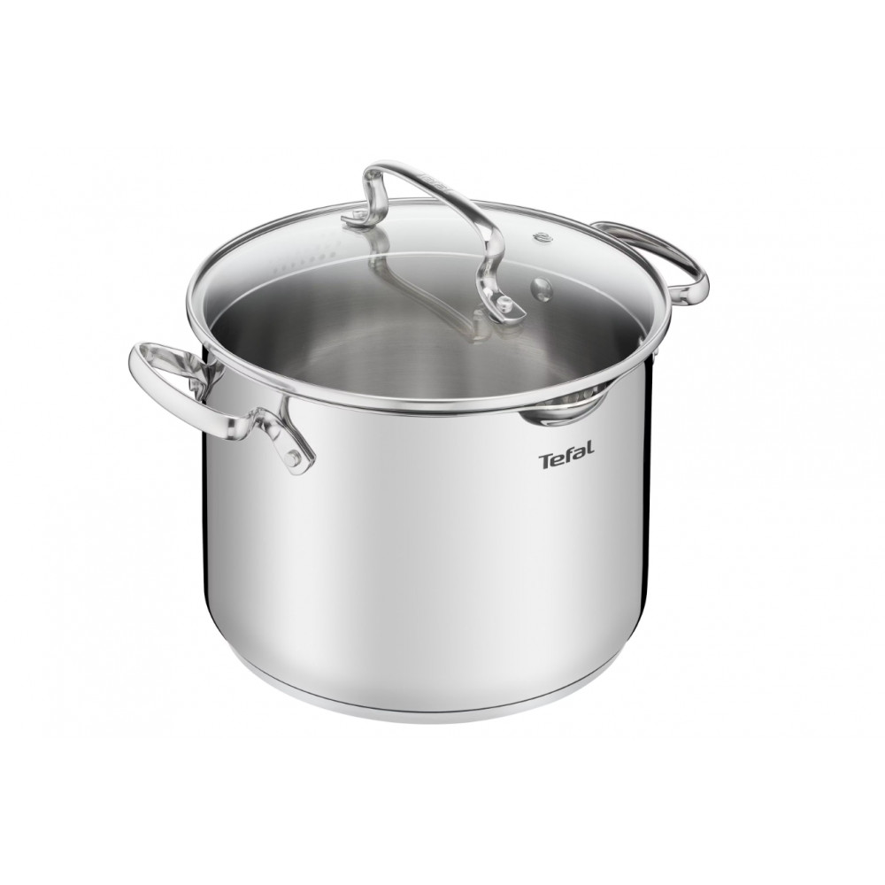 TEFAL | Pot | G7197955 Duetto+ | 6.1 L | Stainless steel | Dishwasher proof | Lid included | Stainless steel