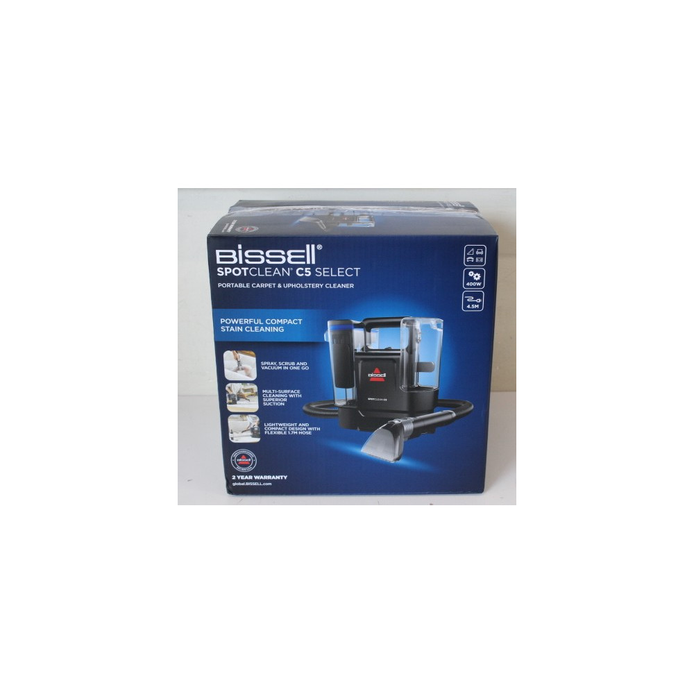 SALE OUT. Bissell | SpotClean C5 Select Portable Carpet and Upholstery Cleaner | 3928N | Corded operating | Handheld | Washing f