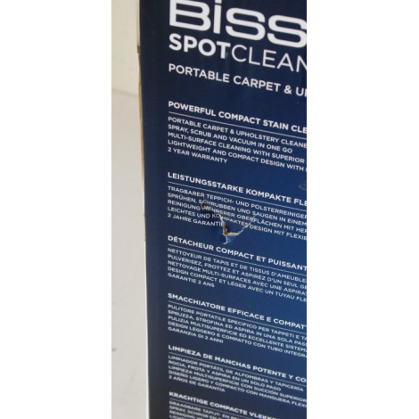 SALE OUT. Bissell | SpotClean C5 Select Portable Carpet and Upholstery Cleaner | 3928N | Corded operating | Handheld | Washing f