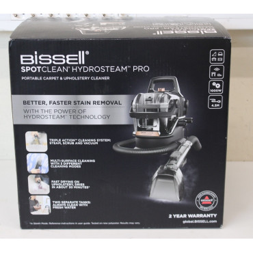 SALE OUT. Bissell | Portable Carpet and Upholstery Cleaner | SpotClean HydroSteam Pro | Corded operating | Washing function | 10