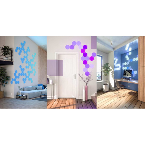Nanoleaf | Shapes Hexagons Starter Kit (9 panels) | 16M+