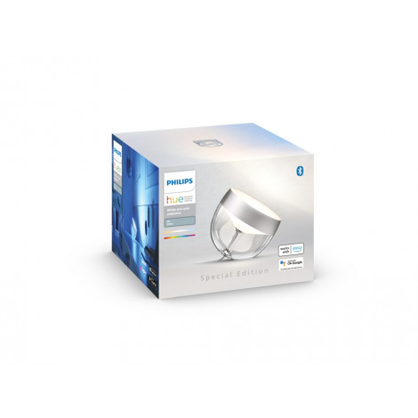 Philips Hue | Hue Iris Portable Lamp, Silver Special Edition | Silver | Portable lamp