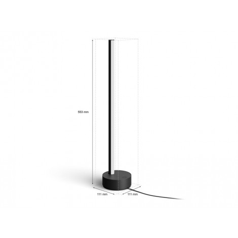Philips Hue | Hue Gradient Signe Table Lamp | Black | Table lamp
