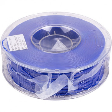 3D spausdinimo plastikas TPU, 1.75mm, 1kg, mėlynas