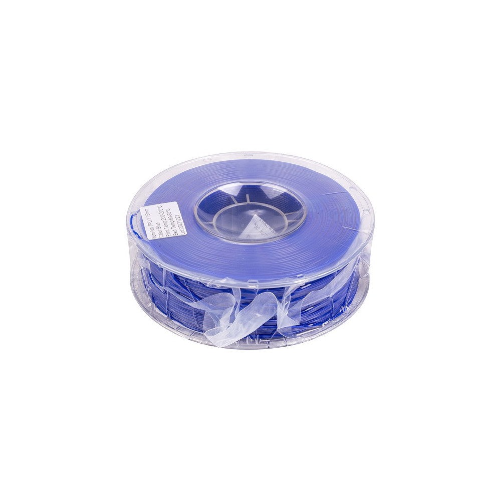 3D spausdinimo plastikas TPU, 1.75mm, 1kg, mėlynas