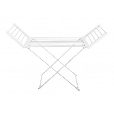 Adler | Foldable electric clothes drying rack | AD 7821 | 220 W | Silver/White