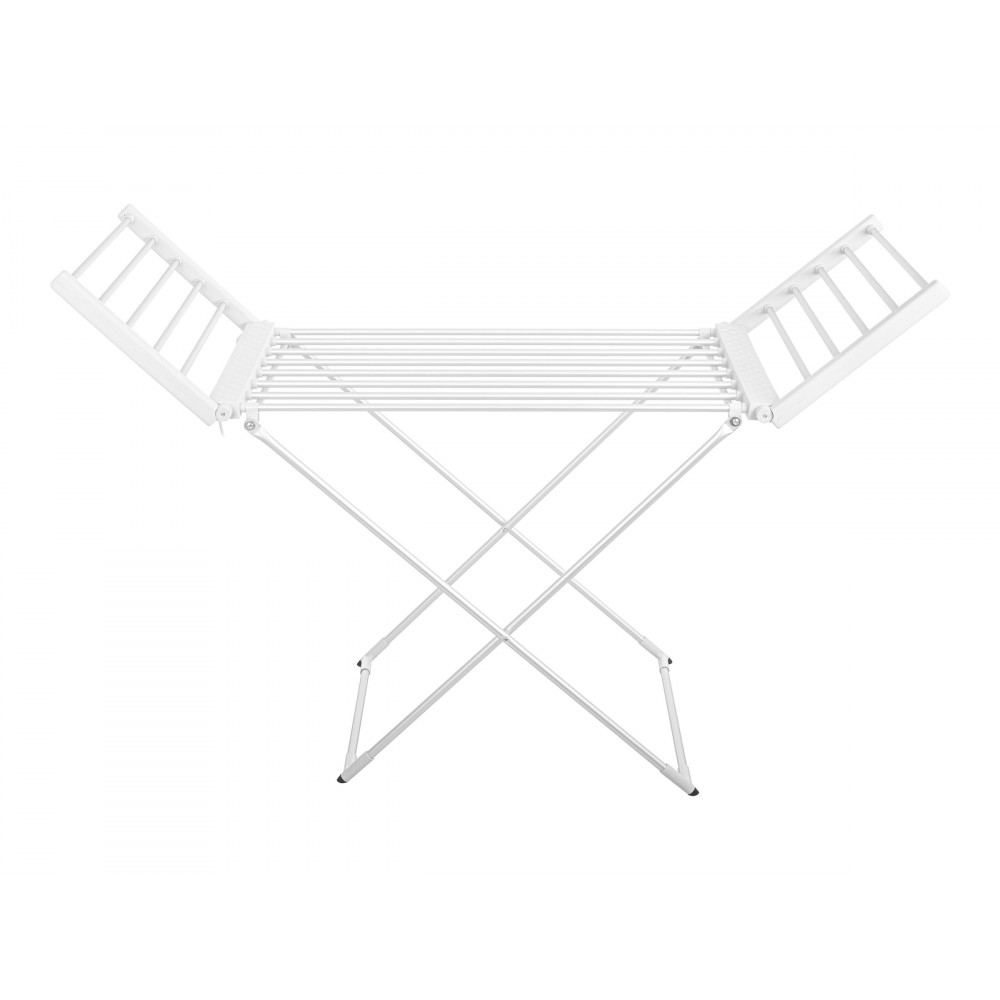 Adler | Foldable electric clothes drying rack | AD 7821 | 220 W | Silver/White