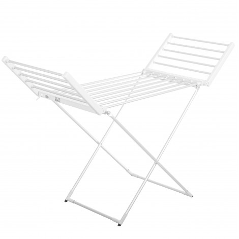 Adler | Foldable electric clothes drying rack | AD 7821 | 220 W | Silver/White