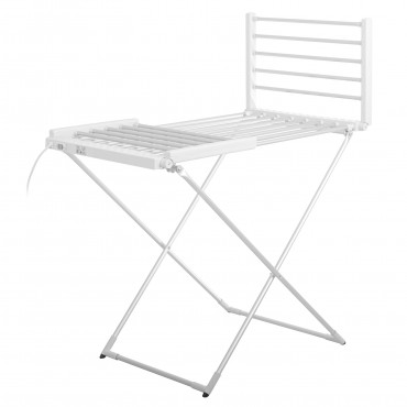 Adler | Foldable electric clothes drying rack | AD 7821 | 220 W | Silver/White