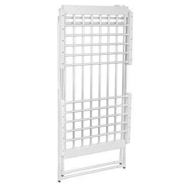 Adler | Foldable electric clothes drying rack | AD 7821 | 220 W | Silver/White