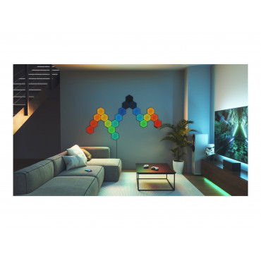 Nanoleaf | Shapes Black Hexagon Expansion pack (3 panels) | 42 W | WiFi